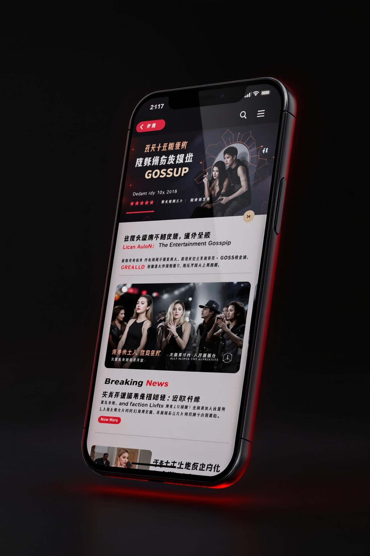 黒料网APP界面